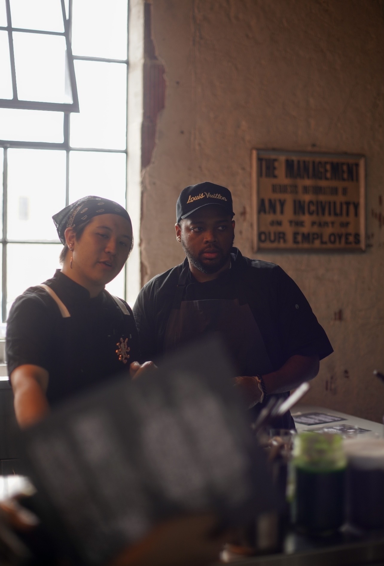 Chef Rob Carter in the kitchen