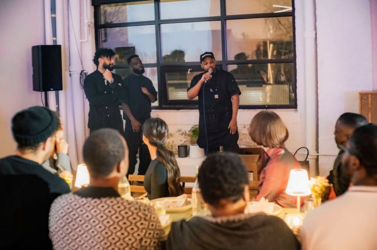 Chef Rob Carter at Diaspora Chicago dinner